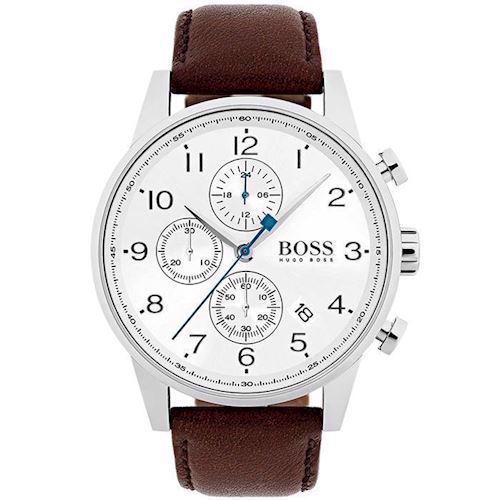 Image of Navigator chrono mat rustfri stål herre ur fra Hugo Boss, 1513495